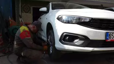 Van’da Kış Lastiği Yoğunluğu Artıyor