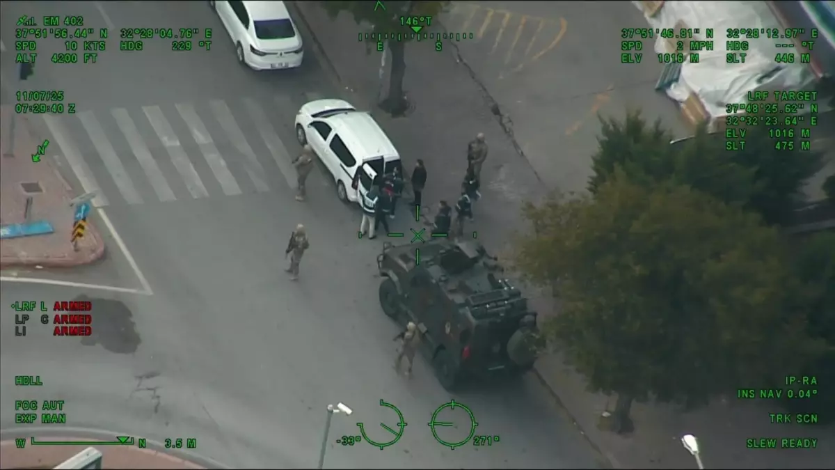 Konya’da Suç Örgütlerine Yönelik Büyük Operasyon: 73 Şüpheli Gözaltı, 530 Milyon TL’ye El Konuldu