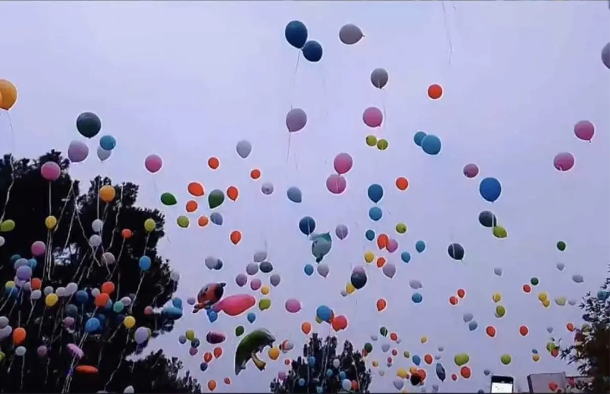 Malatya’da Lösemi Tedavisi Tamamlayan Çocuklar İçin Balonlar Gökyüzünde