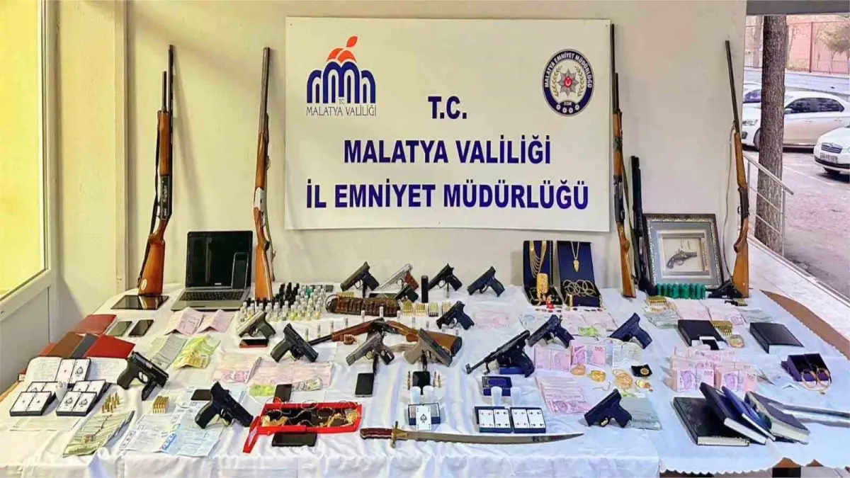 Malatya’da Kumar ve Tefecilik Operasyonu
