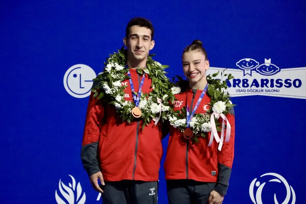 Milli Sporcular Avrupa Aerobik Cimnastik’te Madalya Kazandı