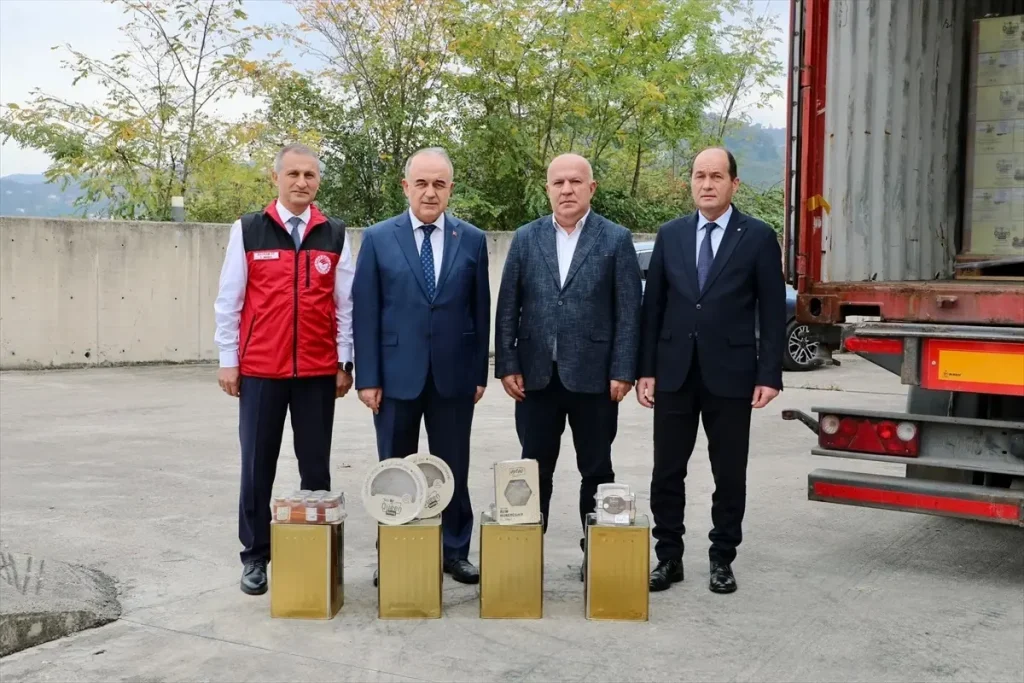 Ordu’dan İngiltere’ye 8 Ton Bal İhraç Edildi