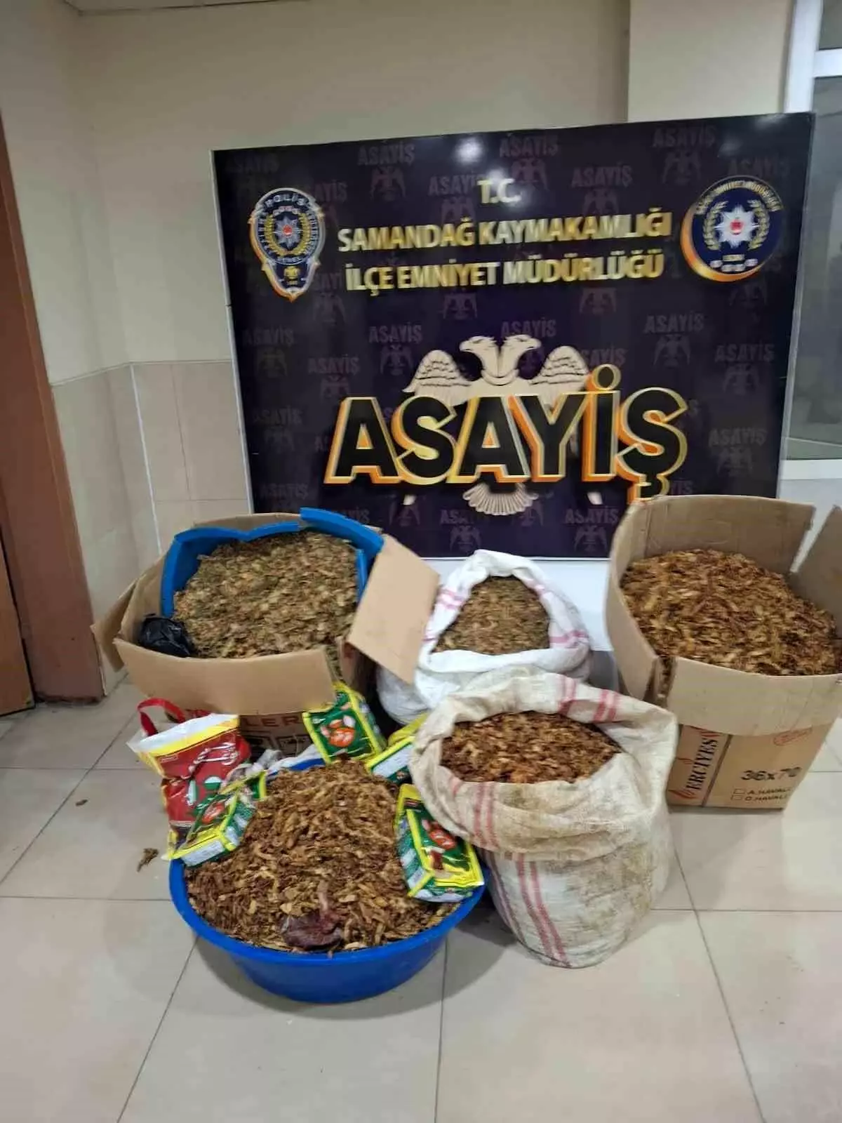 Hatay’da 270 Kilo Kaçak Tütün Ele Geçirildi