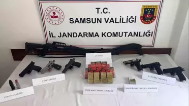 Samsun’da Silah ve Uyuşturucu Operasyonu: 5 Kişi Gözaltında