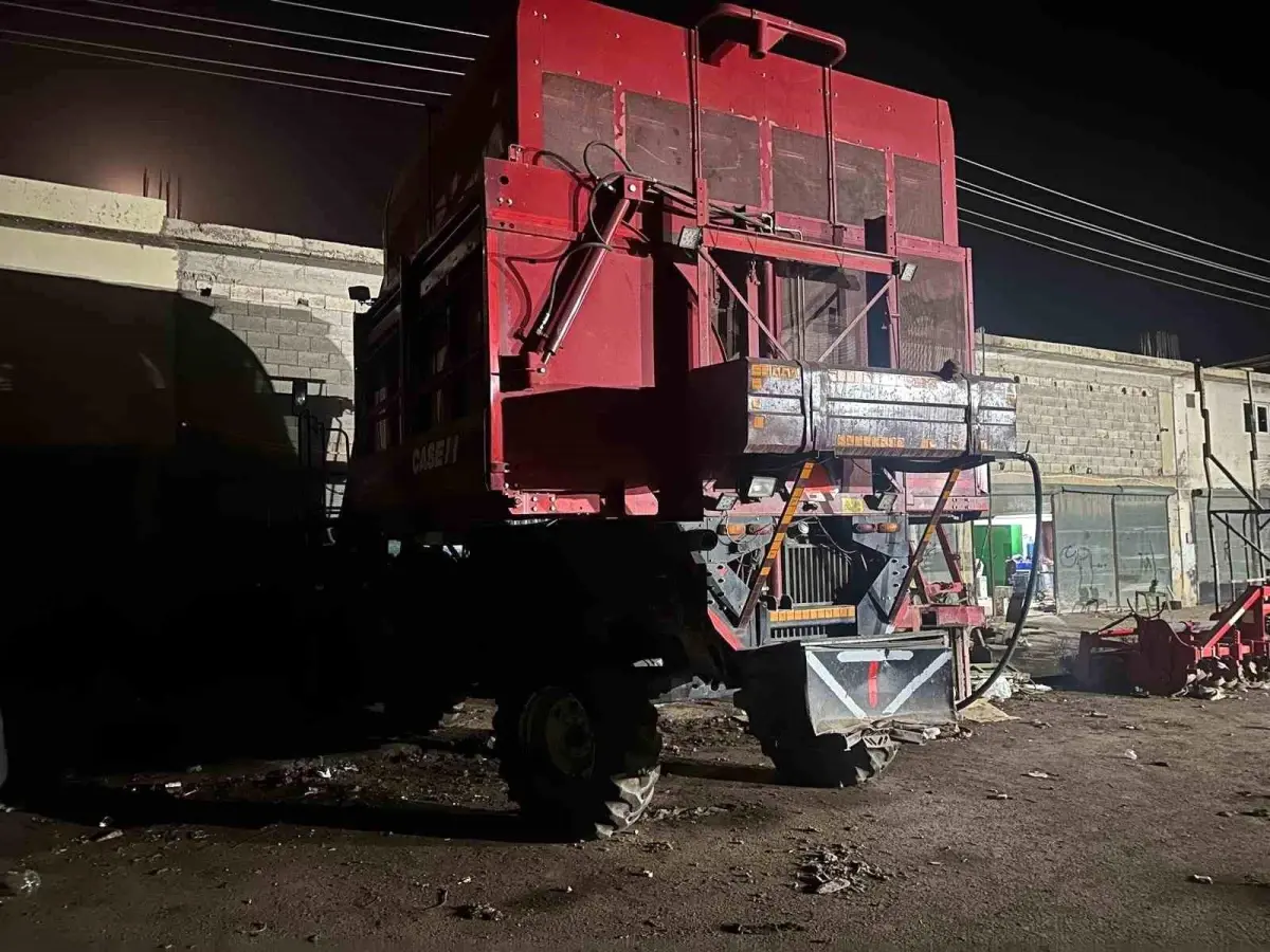 Biçerdöver Hırsızlığı: 1 Milyon TL Değerindeki Parçalar Çalındı