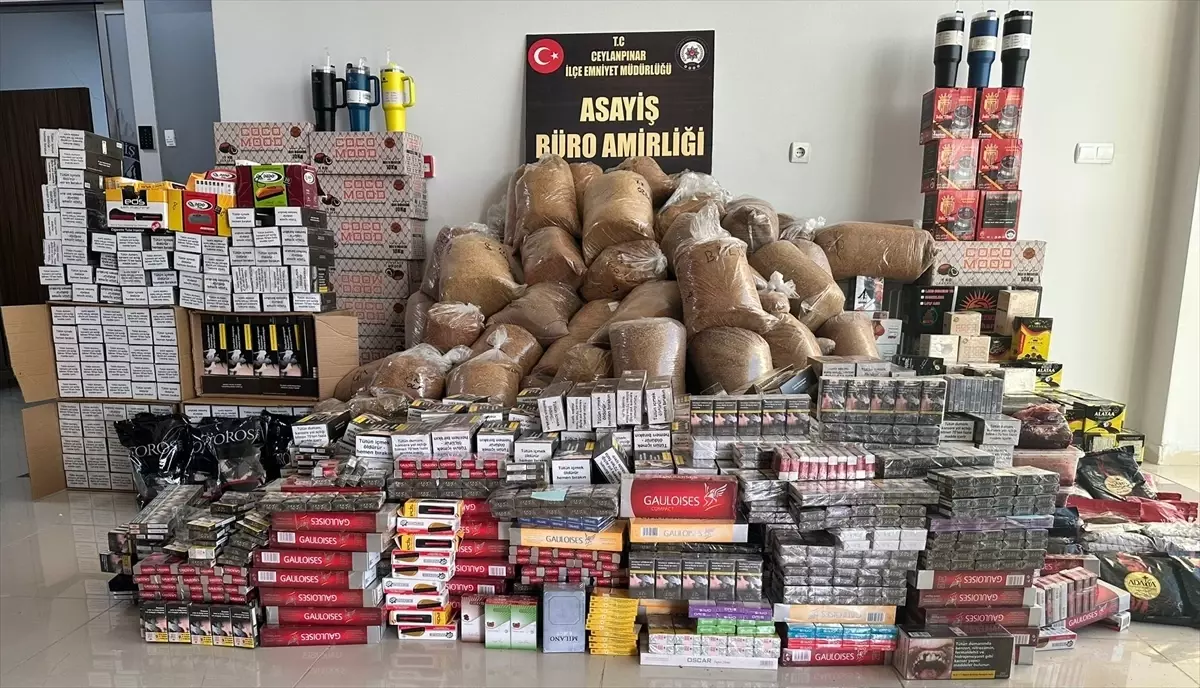 Ceylanpınar’da 14 Adreste Devasa Kaçak Malzeme Operasyonu!