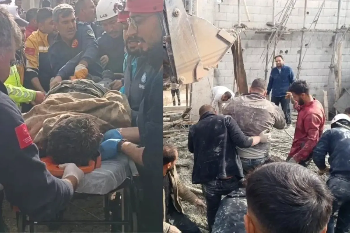 Şanlıurfa’da İnşaat Çöktü: 5 İşçi Göçük Altında Hayatta Kaldı