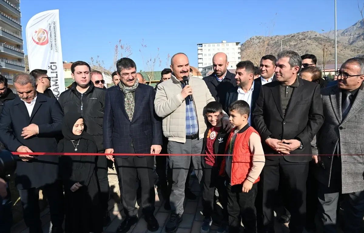 Sason’da Yeni Park Açıldı