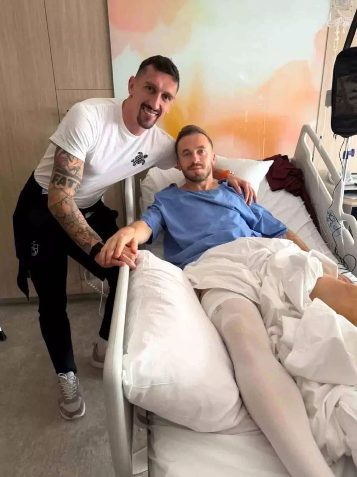 Savic, Visca’yı Hastanede Ziyaret Etti