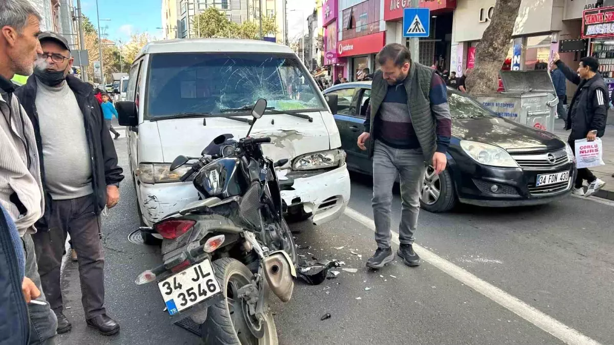 Tekirdağ’da Feci Motosiklet Kazası