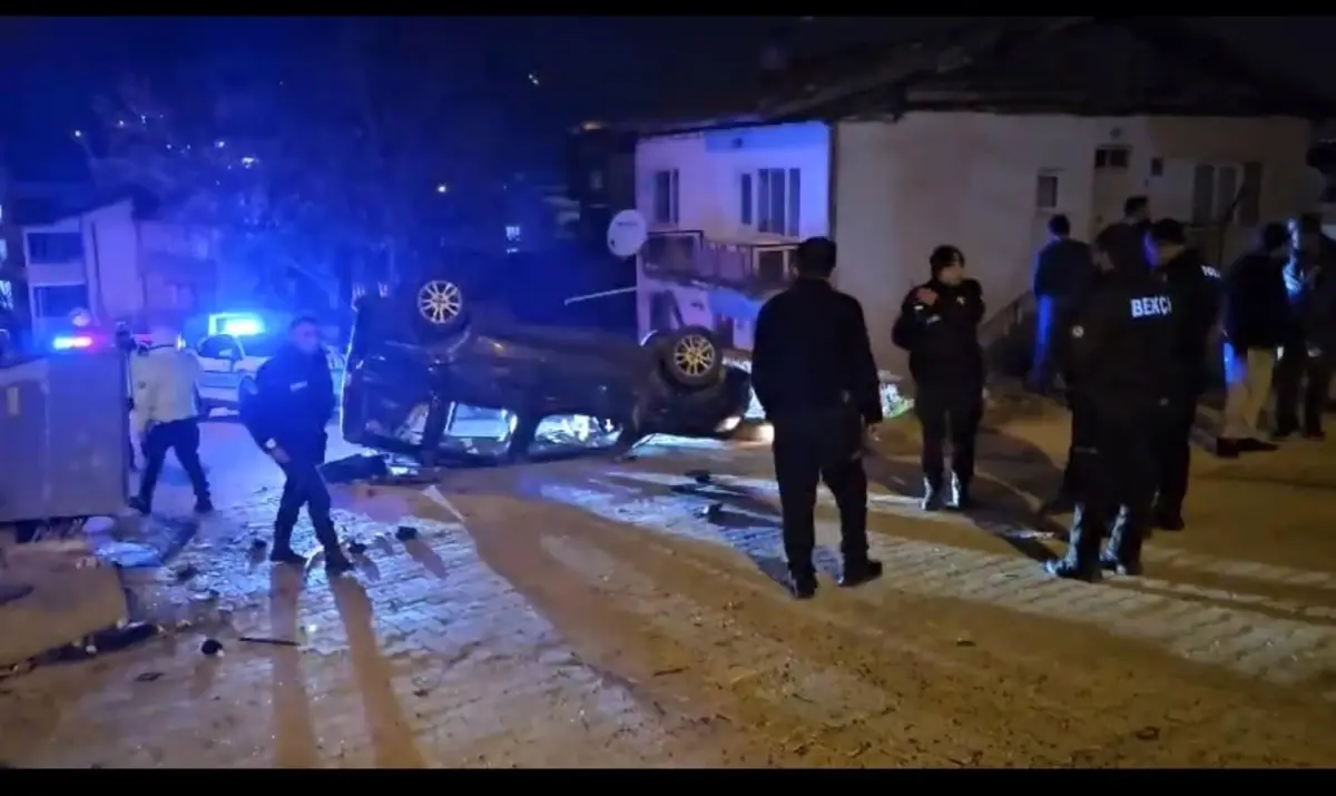 Tokat’ta Takla Atan Araçta 5 Yaralı