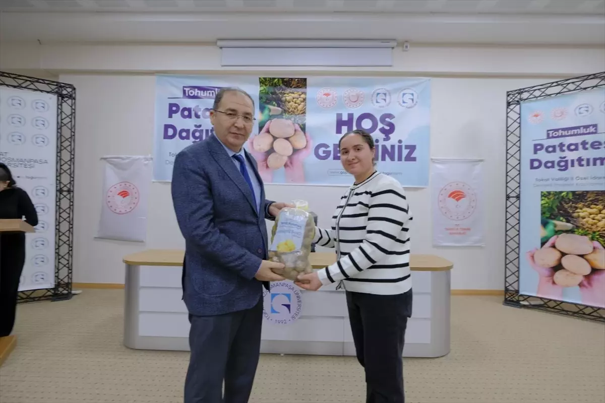 Tokat’ta Tohumluk Patates Dağıtımı