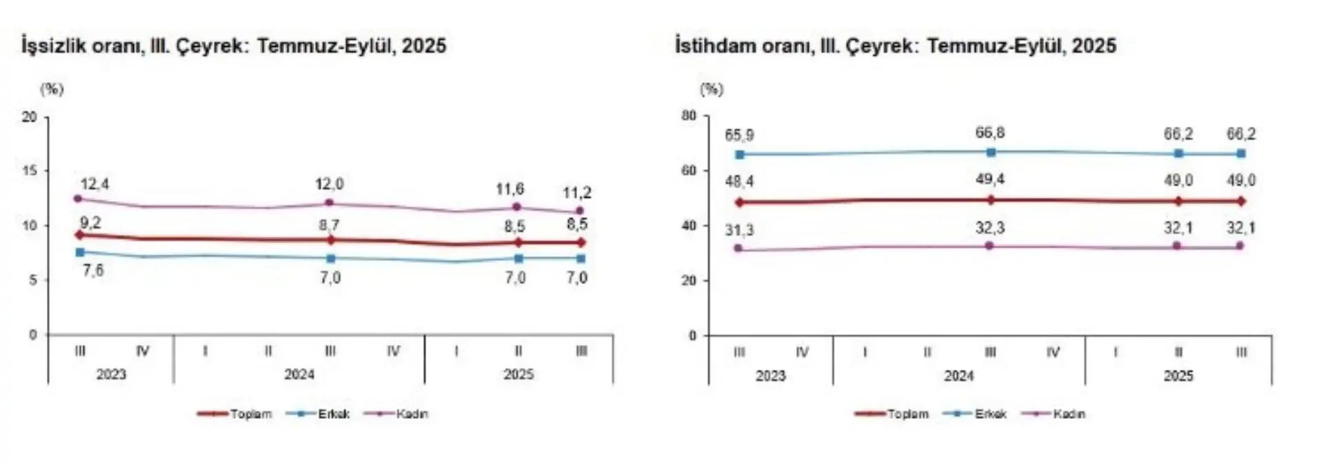 2025’te İşsizlik Oranı Yüzde 8,5
