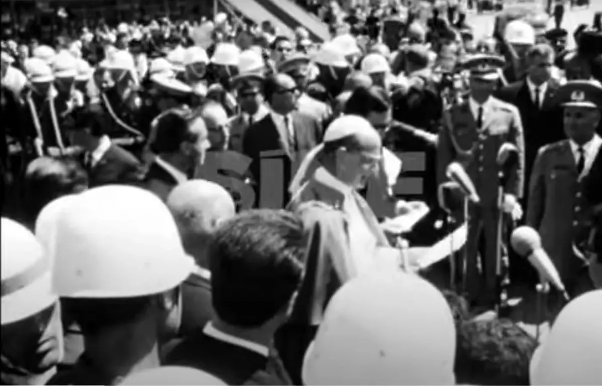 Papa’nın 1967 Türkiye Ziyareti Görüntüleri Paylaşıldı
