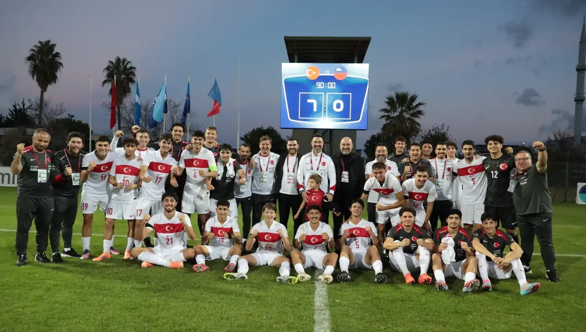 U19 Milli Takımımız Lihtenştayn’ı 7-0 Mağlup Etti