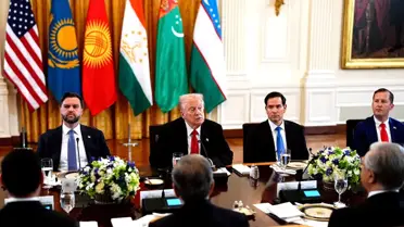 Trump, Orta Asya Liderlerini Beyaz Saray’da Ağırladı