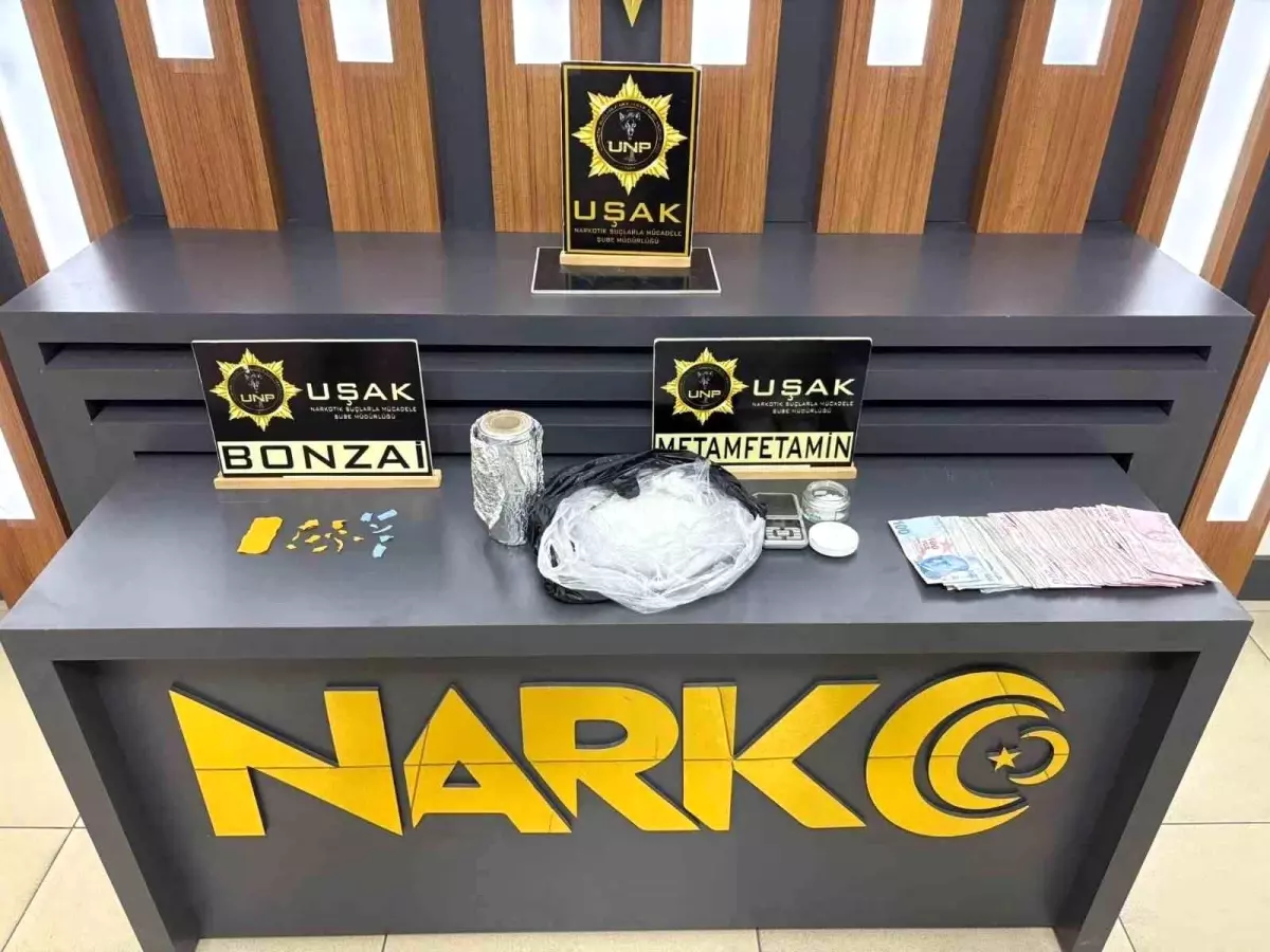 Uşak’ta Uyuşturucu Operasyonu: 7 Şüpheli Gözaltı ve Devasa Madde Ele Geçirme