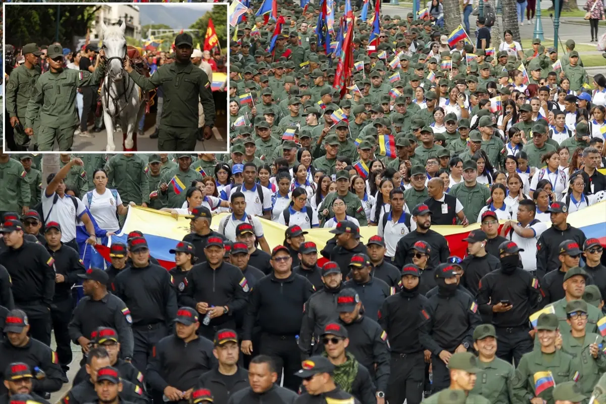 Venezuela’da Binlerce Vatandaş ABD Yığınağına Karşı Sokaklara Çıktı