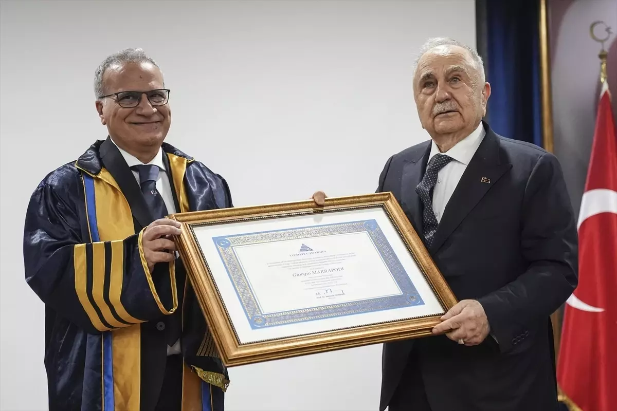 Marrapodi’ye Fahri Doktora: Yeditepe Üniversitesi’nden Büyükelçiye Onur Ödülü
