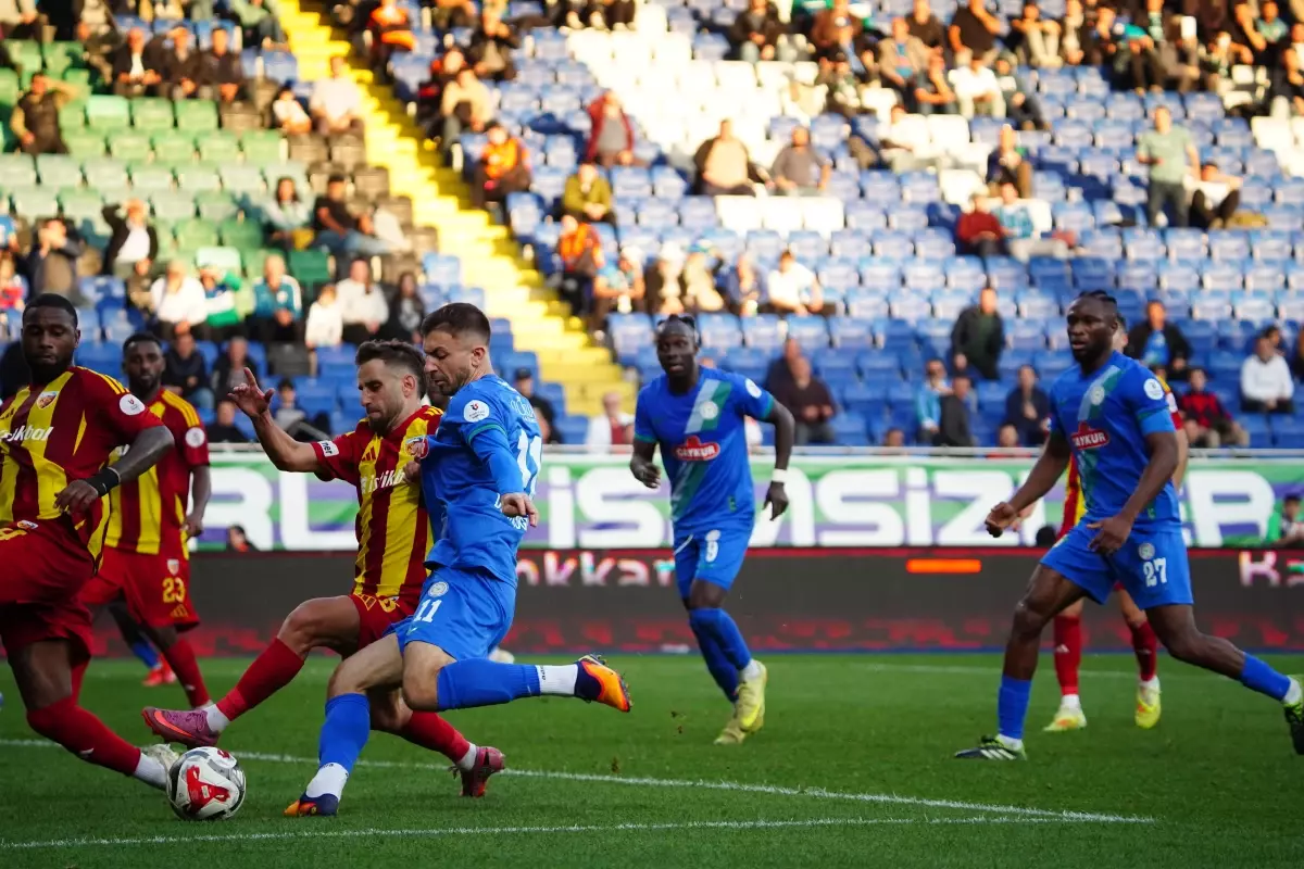 Kayserispor, Rizespor’u 1-0 Mağlup Etti
