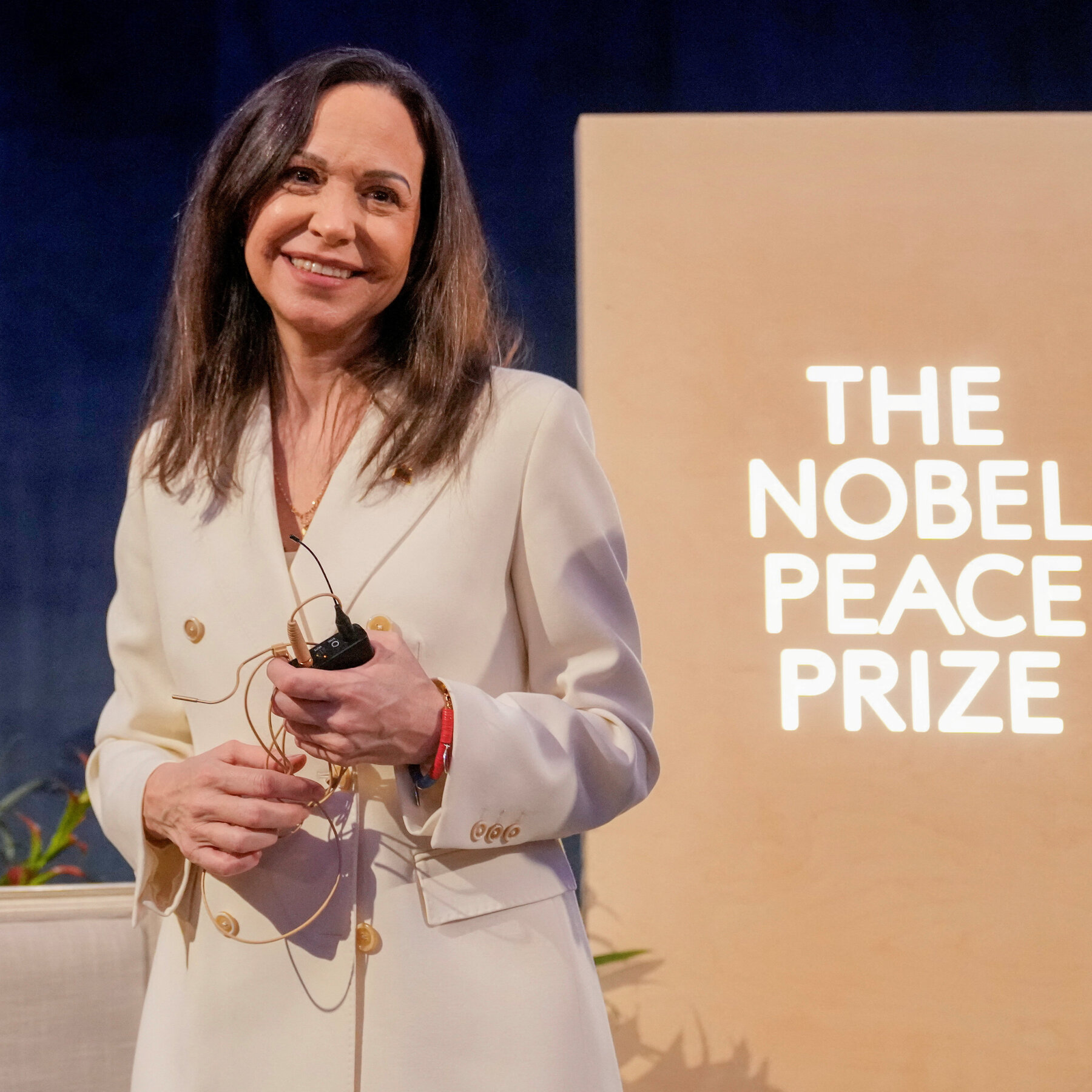 Nobel Peace Prize Winner Machado Says U.S. Helped Her Leave Venezuela
