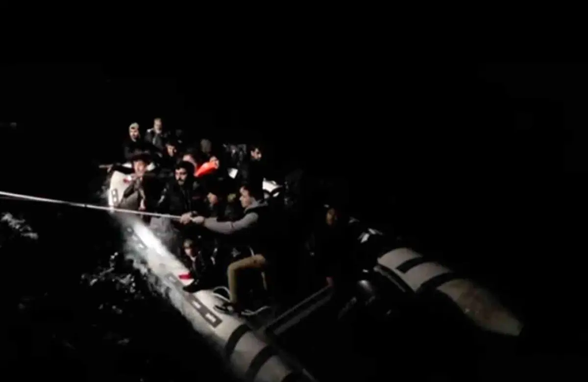 Fethiye’de 29 Düzensiz Göçmen Kurtarıldı