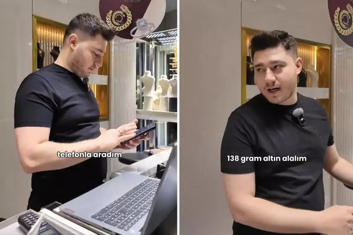 138 gram altın için telefonda pazarlık yapan vatandaş, dükkânda 2 bin lira farkla şok yaşadı!