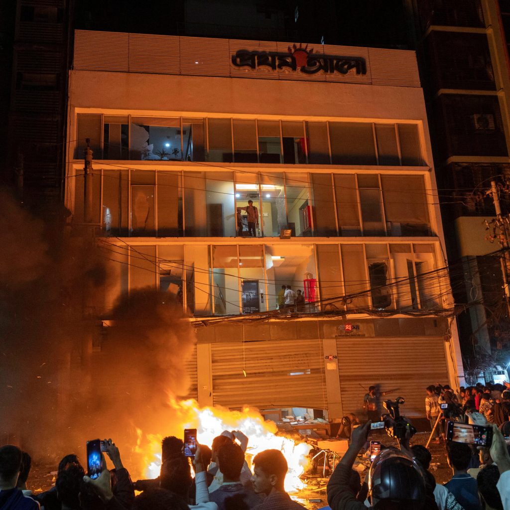 Riots Erupt in Bangladesh After Killing of Student Leader