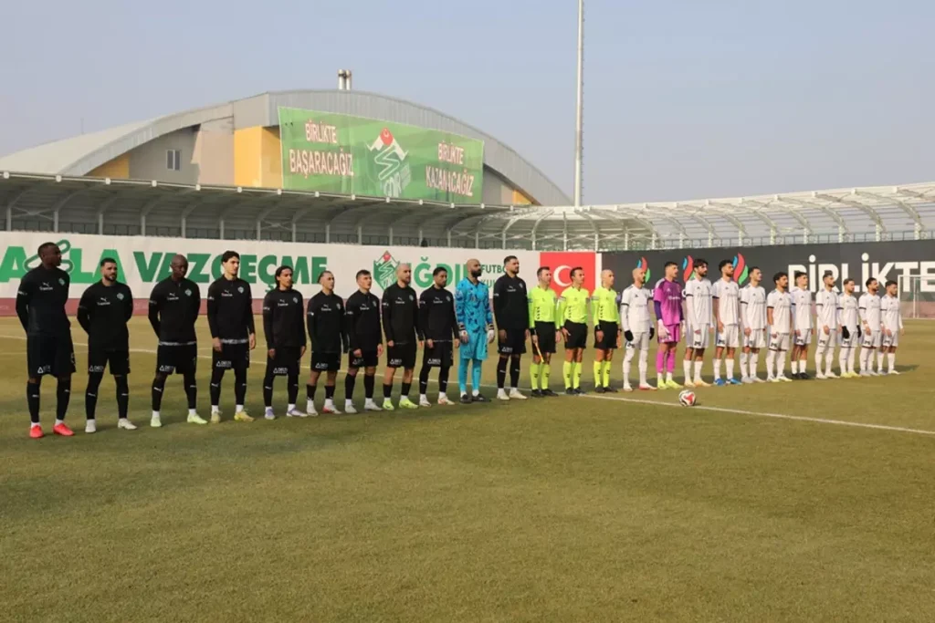 2. Lig ekibi Aliağa FK, gözünü Süper Lig’e diken Iğdır’dan puanı 90’da aldı