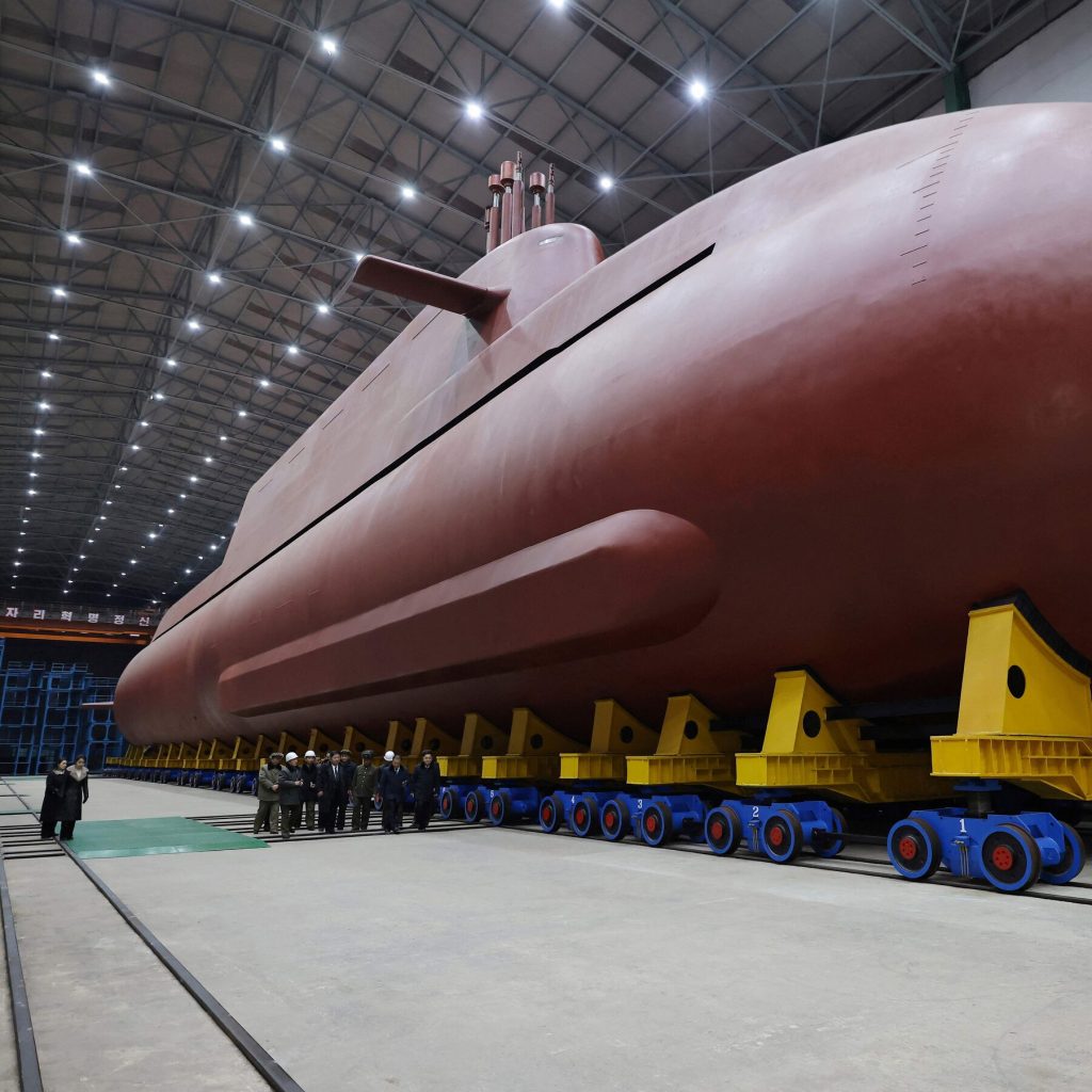 North Korea Reveals Fully Constructed Hull of Its Claimed Nuclear‑Powered Submarine