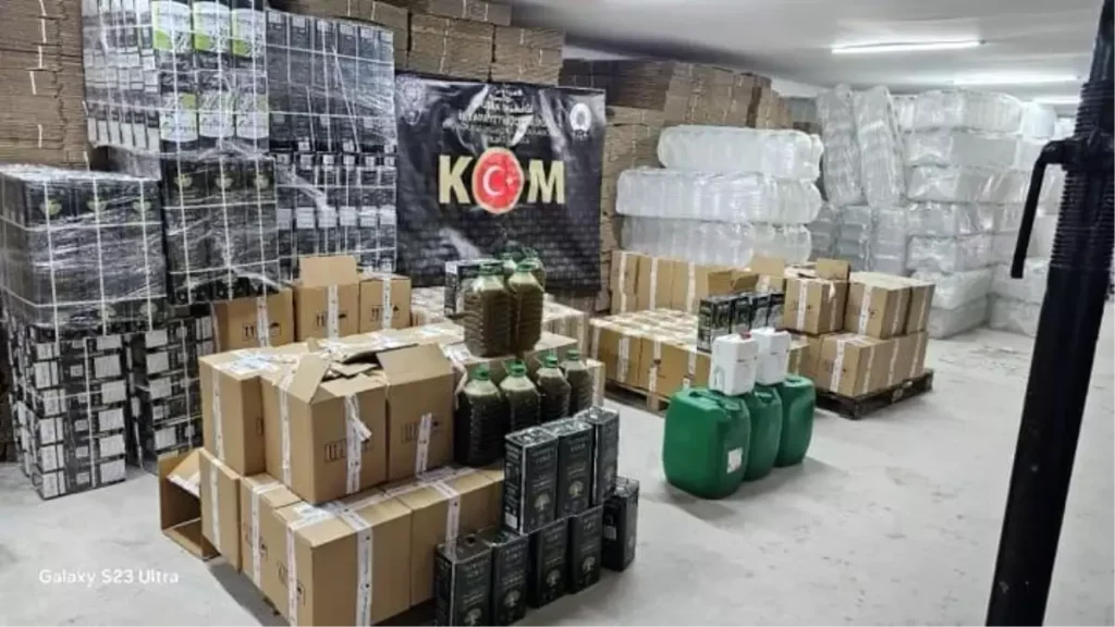 Uşak’ta Sahte Zeytinyağı Operasyonu