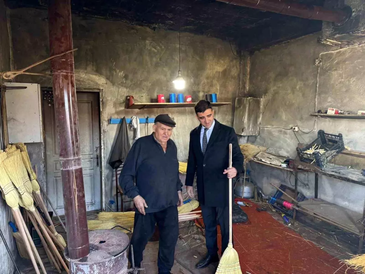 Edirne’de El Yapımı Süpürge Ustası