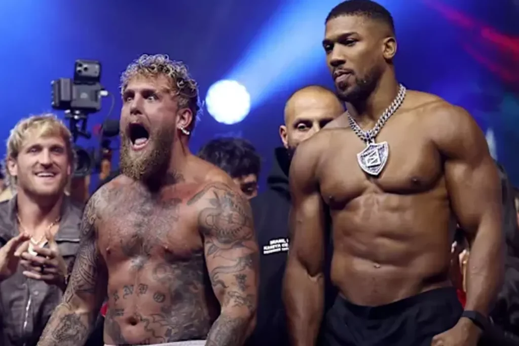 6. rauntta nakavt! Jake Paul vs Anthony Joshua maçının şok sonu