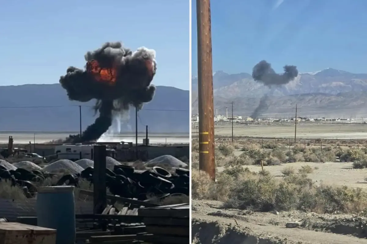 ABD Hava Kuvvetleri’ne Ait F-16 Savaş Uçağı Kaliforniya’da Düşüş Yaptı