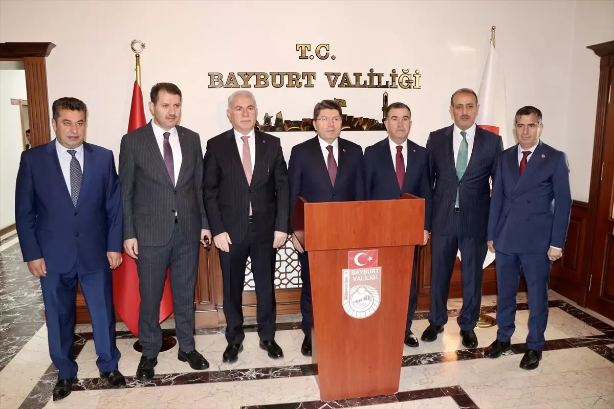 Adalet Bakanı Yılmaz Tunç, Bayburt’ta Terörsüz Türkiye Vurgusuyla Projeleri Tanıttı