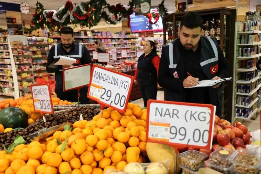 Adana’da Fiyat Denetimleri: Yeni Yıla Karşı Fahiş Artışlar Önleniyor