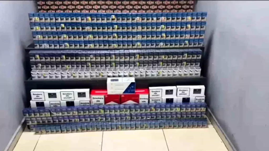 Ağrı’da Kaçak Sigara Operasyonu