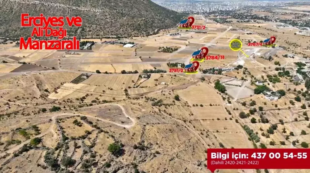 Akçakaya ve Endürlük’te 20 prestijli villa parseli satışta