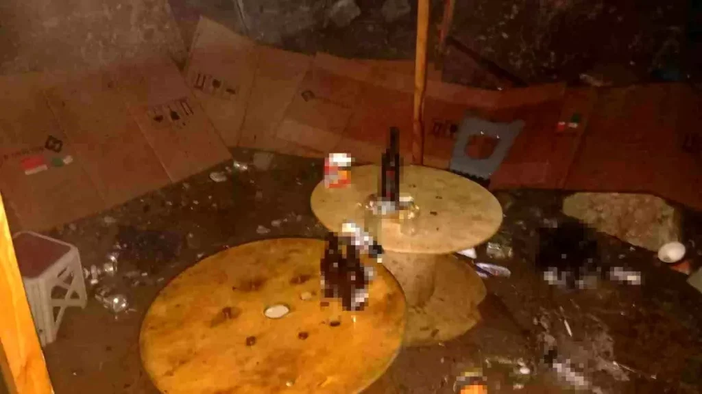 Akyazı’da Baraka Yangını