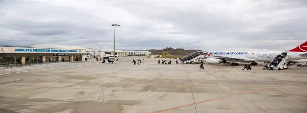 Merzifon Havalimanı Kasım’da 14 Bin Yolcu Ağırladı – Bölgesel Uçuşlarda Rekor Artış