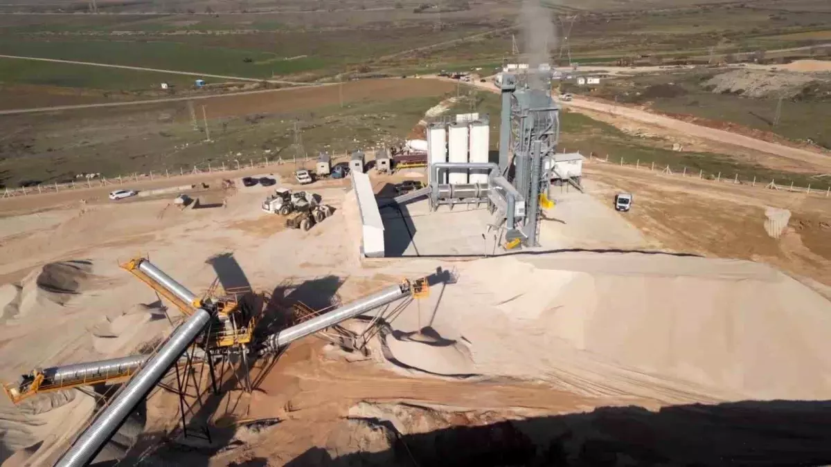 Amasya’da Yeni Asfalt ve Taş Kırma Tesisi 55 Milyon TL Tasarruf Sağlayacak