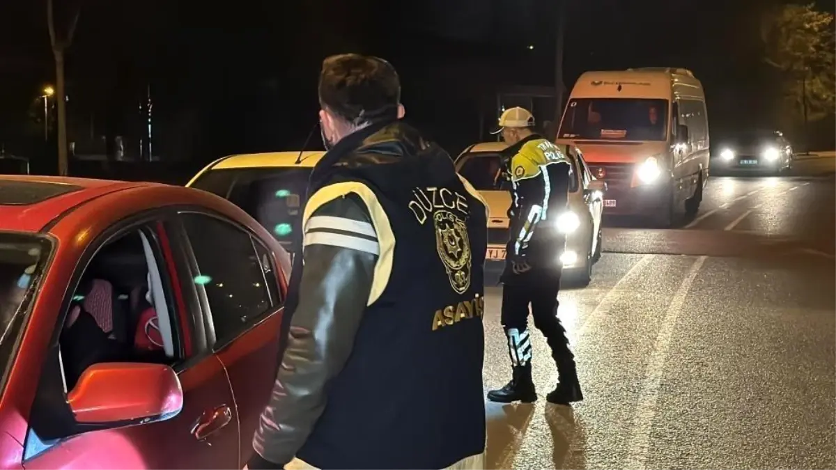 Düzce’de Güvenlik Denetimleri: 114 Şahıs Yakalandı