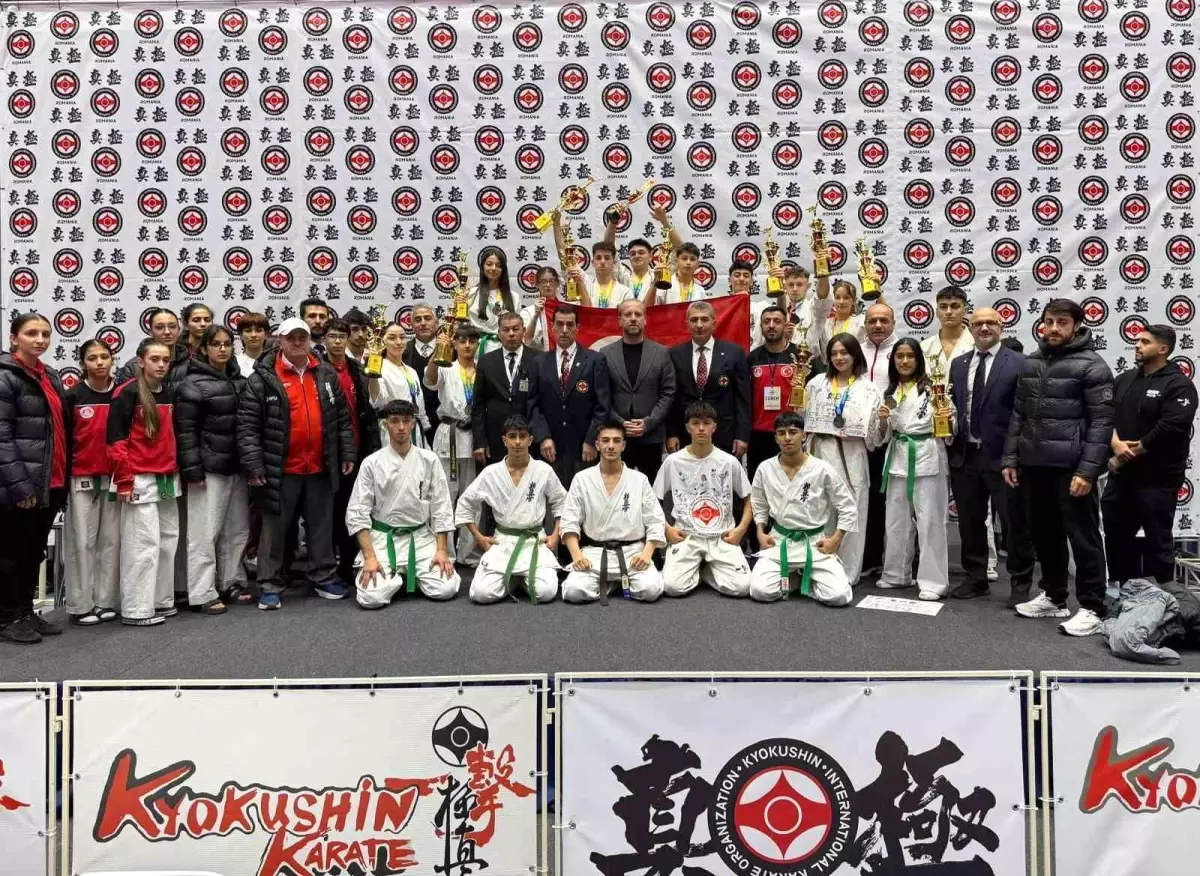 Avrupa’da Yıldırım Rüzgarı: Kyokushin Karate’de Üç Altın Madalya