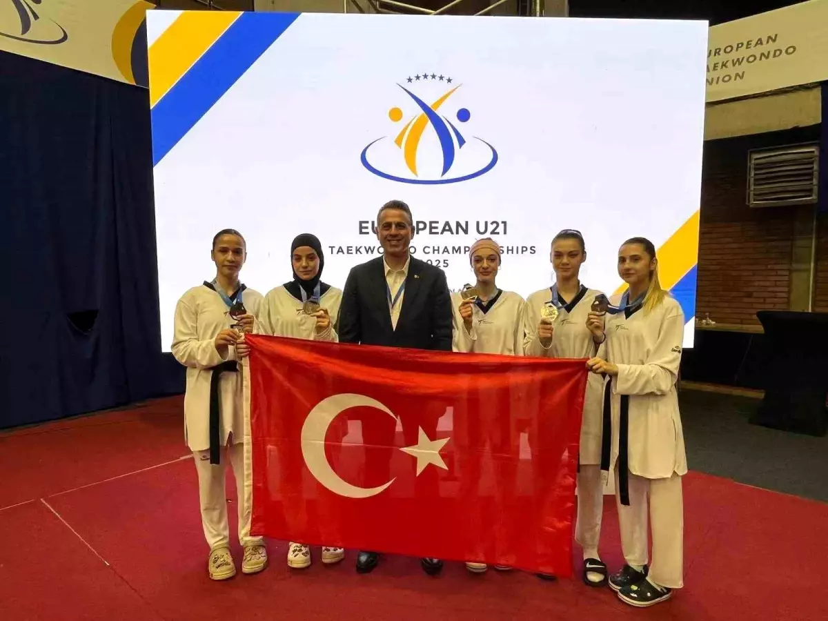 Türkiye, Taekwondo Şampiyonası’nda Beş Madalya Kazandı