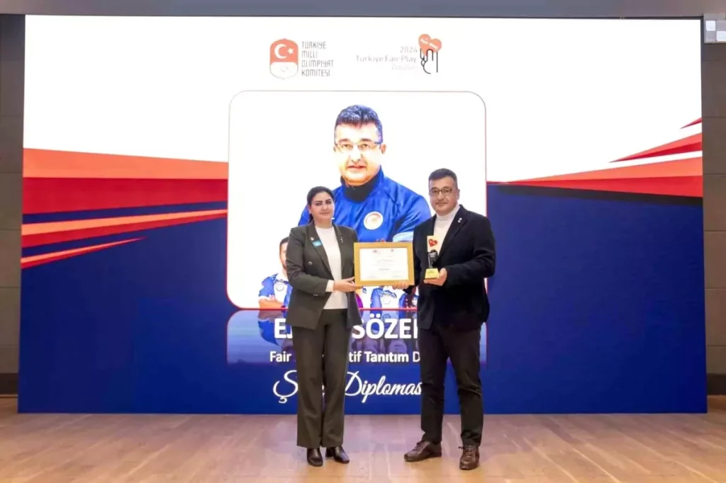 Ejder Sözen’e Fair Play Ödülü