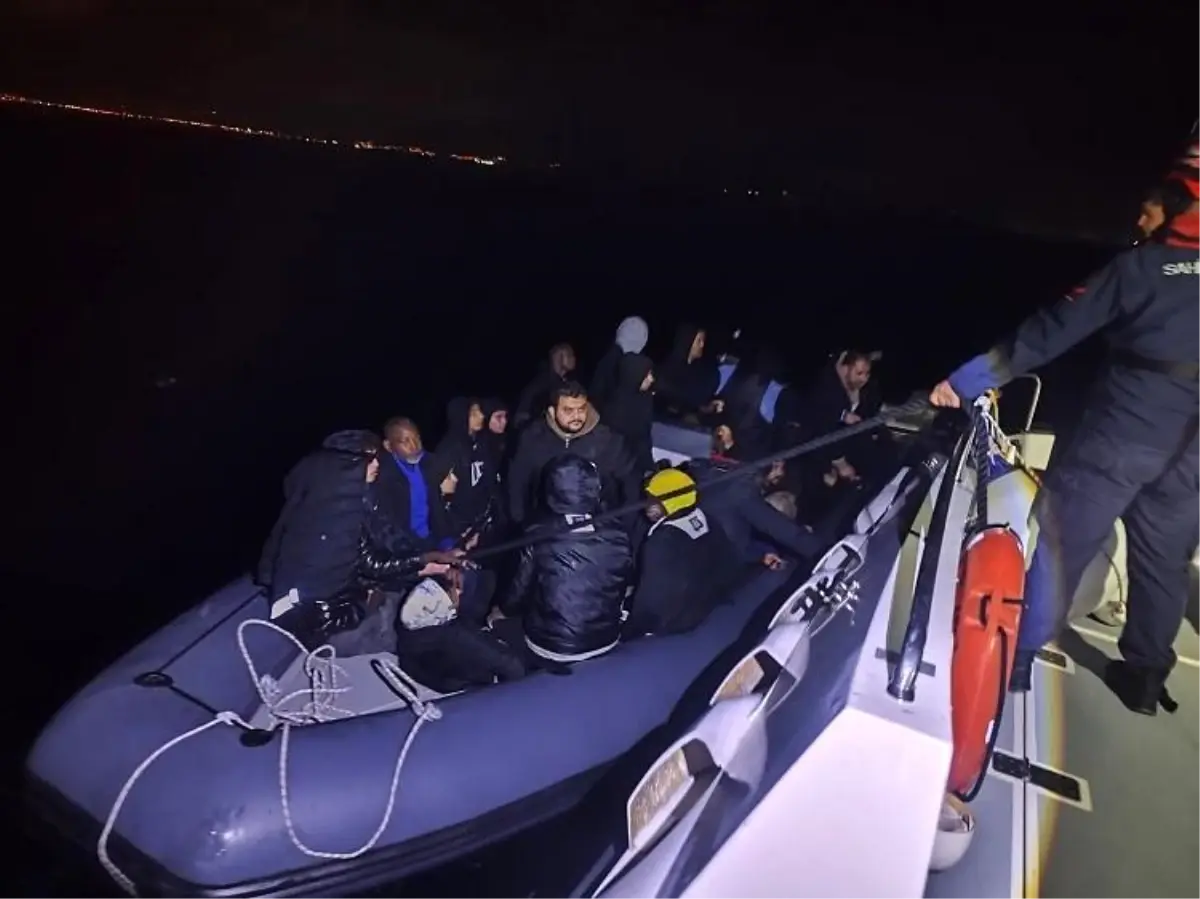 Didim Sahilinde 31 Göçmen Kurtarıldı: Yunan Unsurları Geri İtmeye Çalıştı