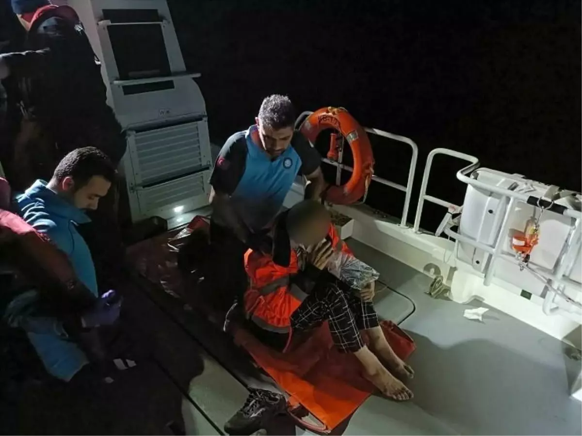 Ayvacık’ta Ticari Gemiden Yaralı Tahliye