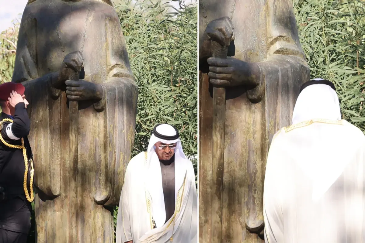 Al Nahyan’ın Şok Duyurusu: 3. Makarios Anıtına Çelenk Bırakarak Kıbrıs’ta Fırtına Çektirdi