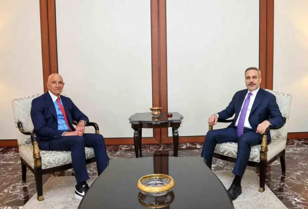 Fidan, ABD’li Temsilci Tom Barrack’ı Ankara’da Karşıladı