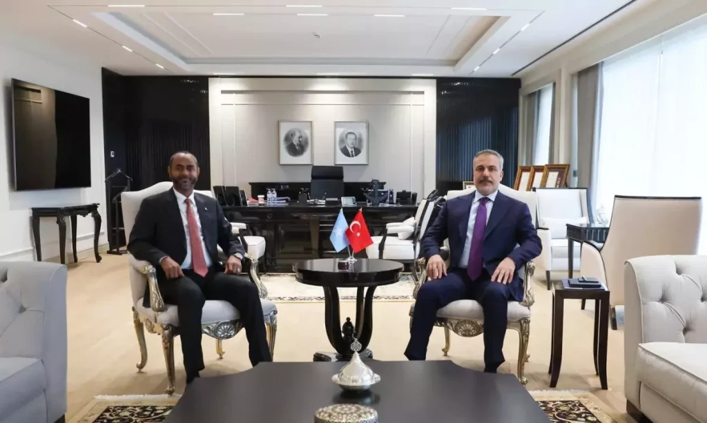 Fidan ve Somali Bakanı Görüşmesi